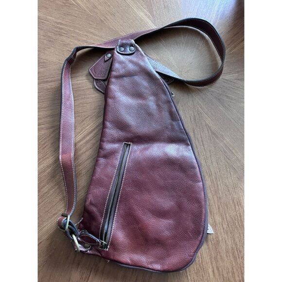 Vintage Anonimo Fiorentino Sling Leather Bag Limited Edition in Cognac / Italy - Picture 8 of 13